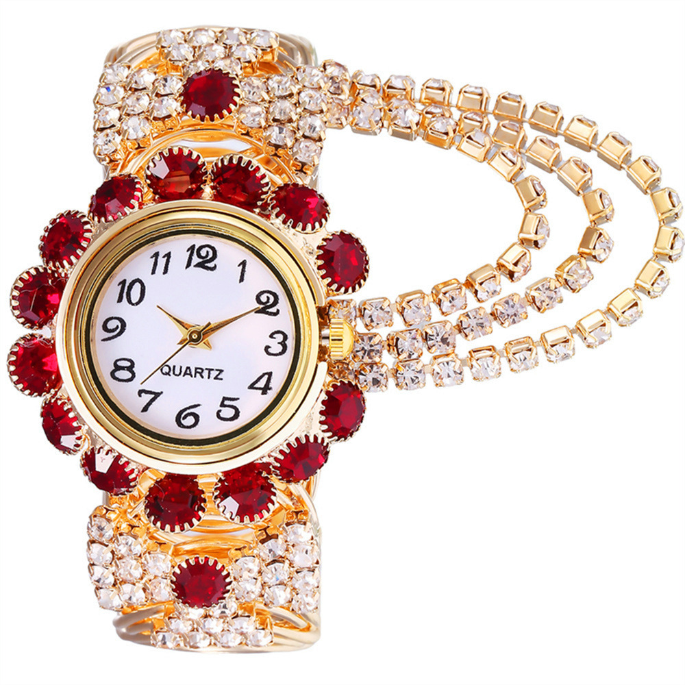 Versatile Ladies Diamond Claw Chain Quartz Watch - Perfect for Any Occasion - Image 2