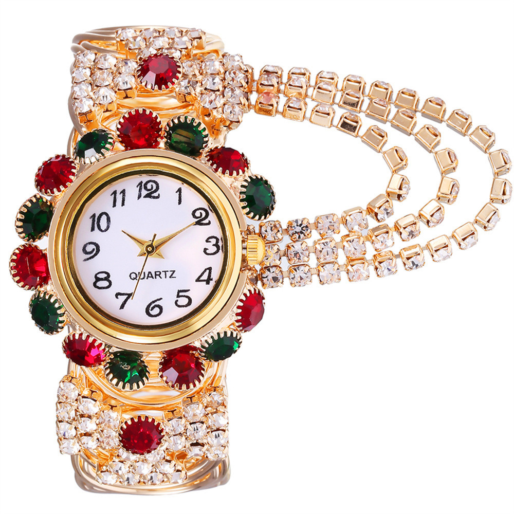 Versatile Ladies Diamond Claw Chain Quartz Watch - Perfect for Any Occasion - Image 9