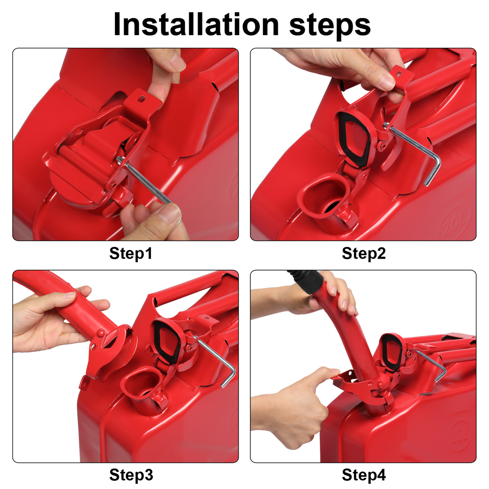20L American Red Iron Oil Drum - 0.6mm Thickness for Durability - Image 17