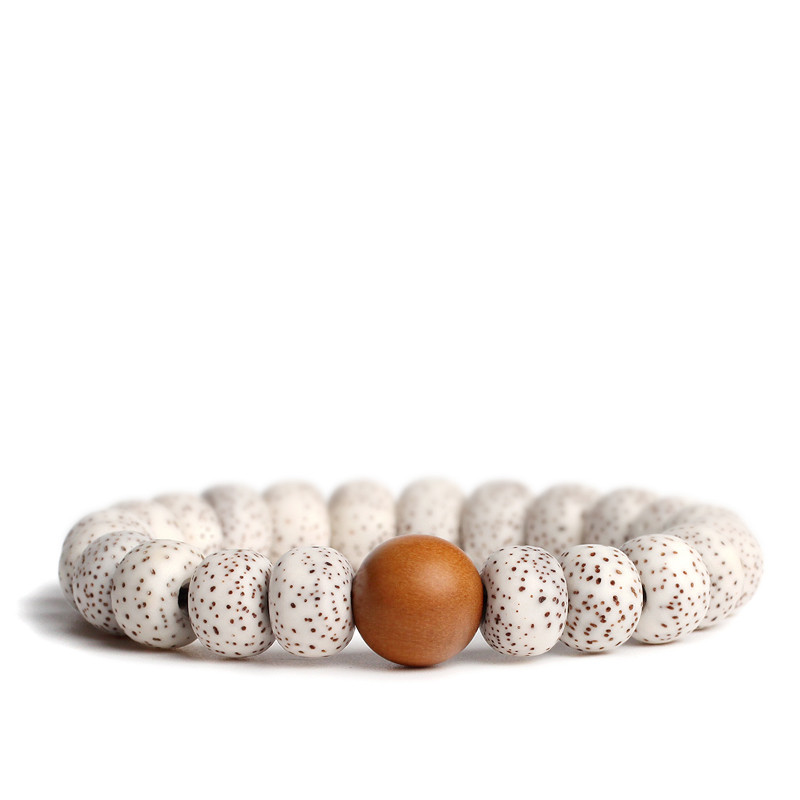 Bodhi Seed Root Single Circle Beaded Bracelet | Unique Bead Jewelry - Image 11