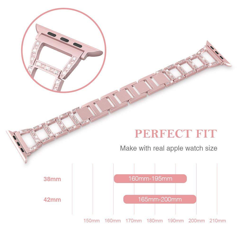 Stylish Trapezoidal Stainless Steel Diamond Watch Band for Elegance and Durability - Image 5