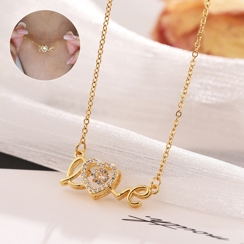 Valentine's Day Gift: Stylish New Titanium Steel Love Necklace for Women - Fashionable Clavicle Chain Jewelry - Image 5