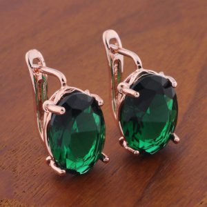 Charming Retro 1014 Oval European & American Ear Clip for a Romantic Look