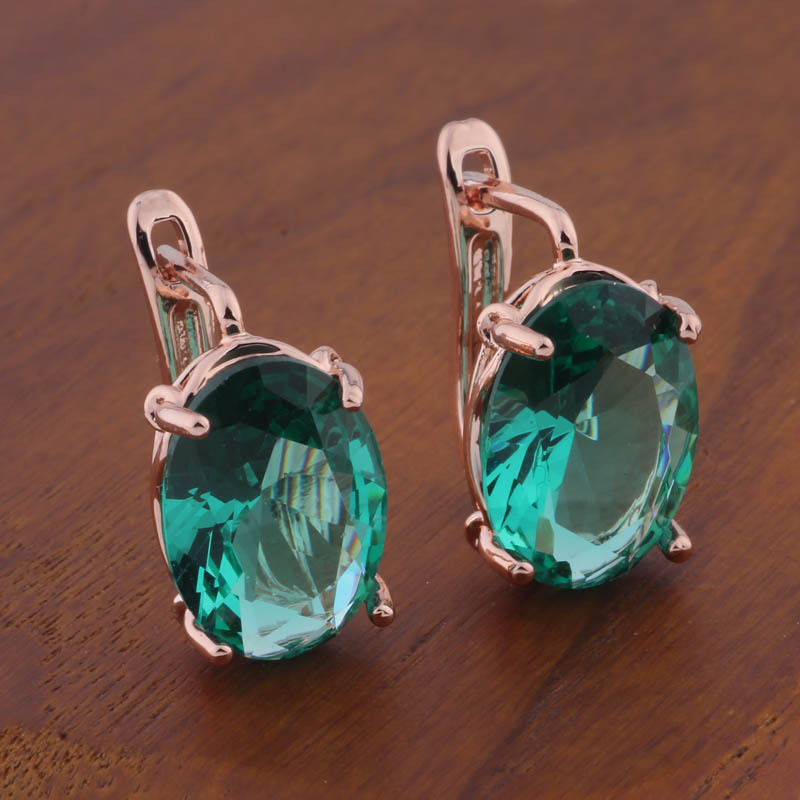 Charming Retro 1014 Oval European & American Ear Clip for a Romantic Look - Image 5