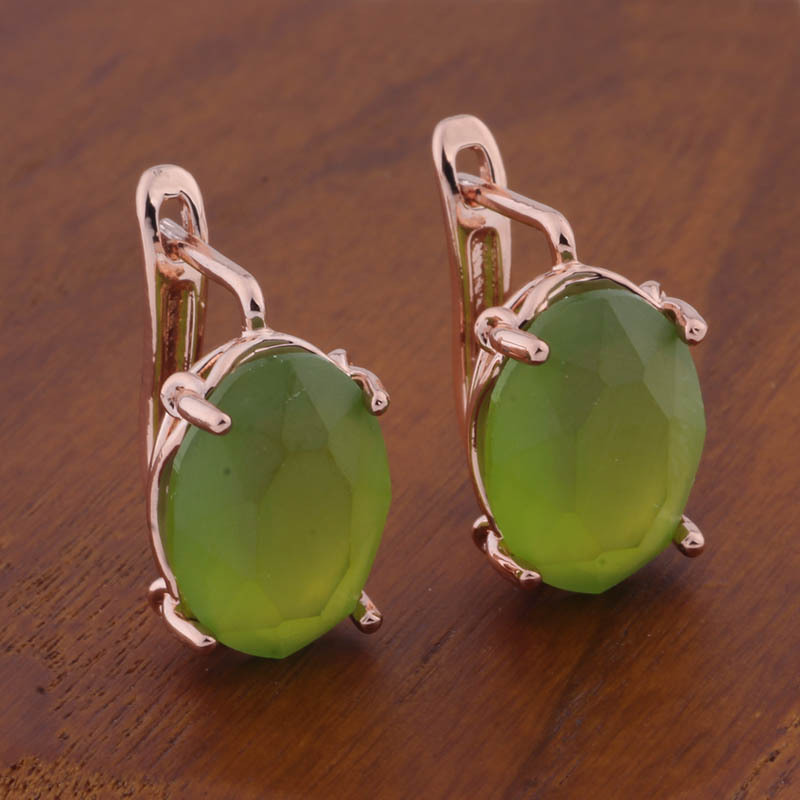 Charming Retro 1014 Oval European & American Ear Clip for a Romantic Look - Image 8