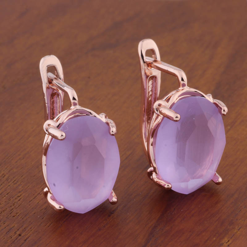 Charming Retro 1014 Oval European & American Ear Clip for a Romantic Look - Image 9