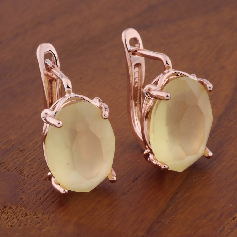 Charming Retro 1014 Oval European & American Ear Clip for a Romantic Look - Image 10