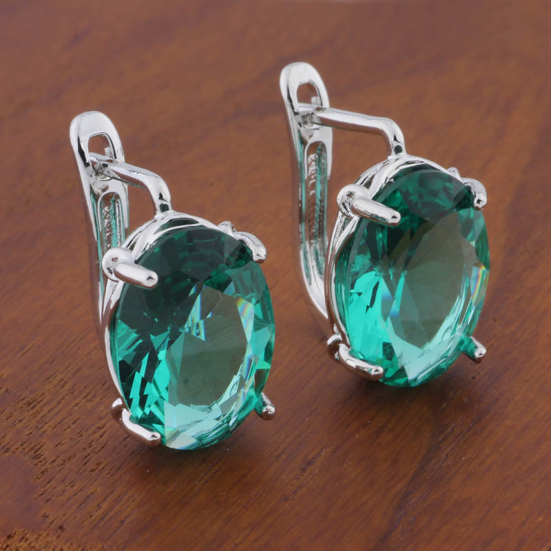 Charming Retro 1014 Oval European & American Ear Clip for a Romantic Look - Image 16