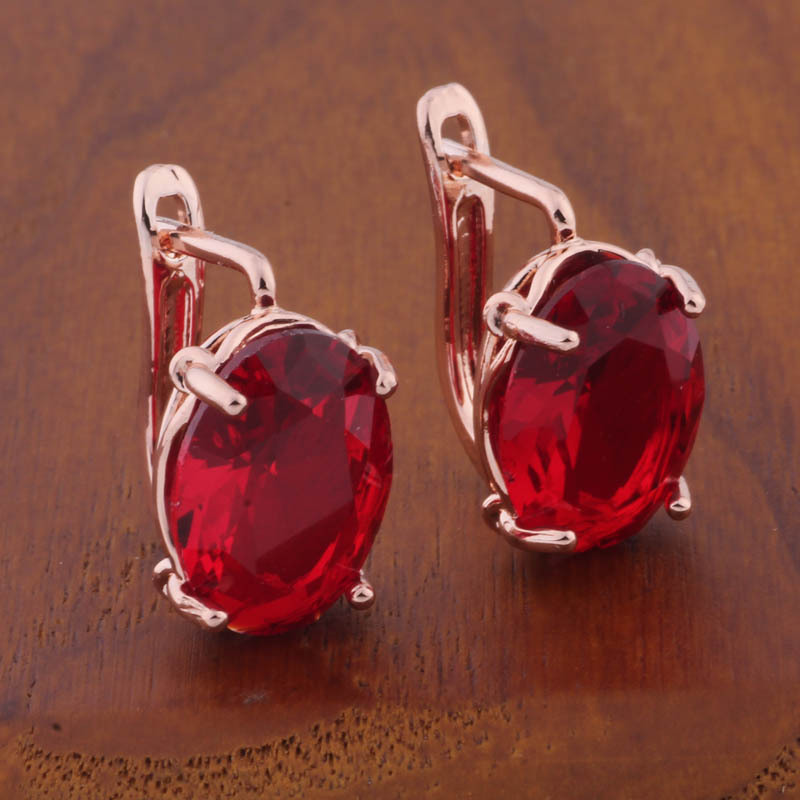 Charming Retro 1014 Oval European & American Ear Clip for a Romantic Look - Image 22