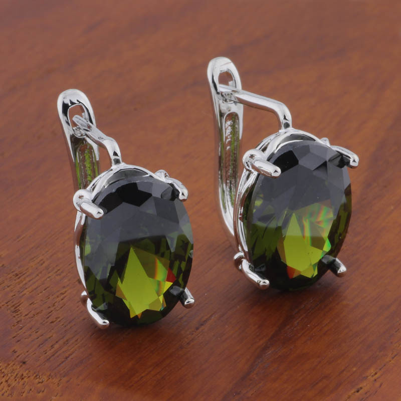 Charming Retro 1014 Oval European & American Ear Clip for a Romantic Look - Image 23