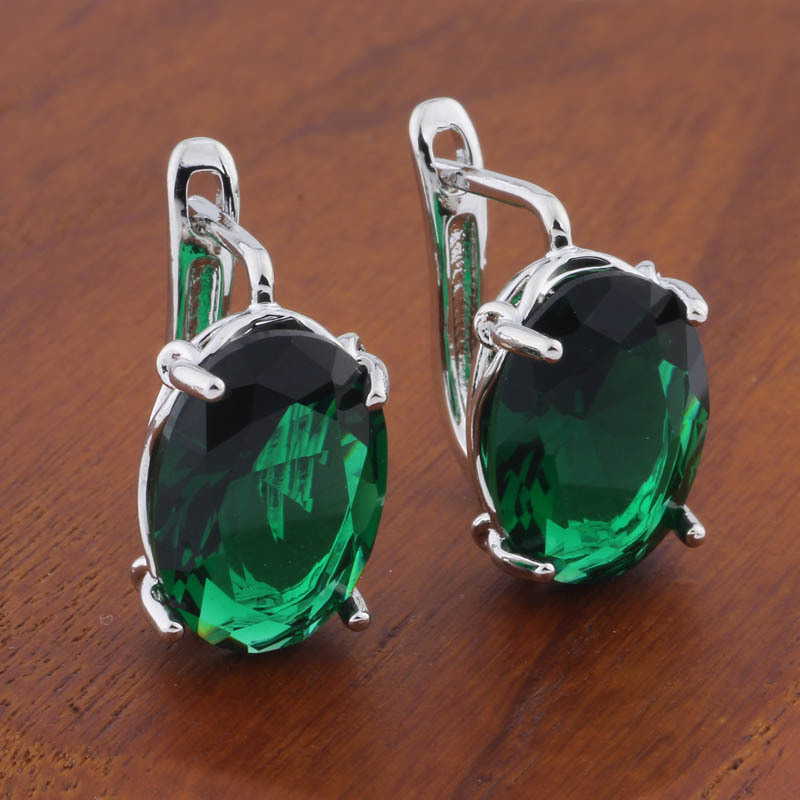 Charming Retro 1014 Oval European & American Ear Clip for a Romantic Look - Image 24