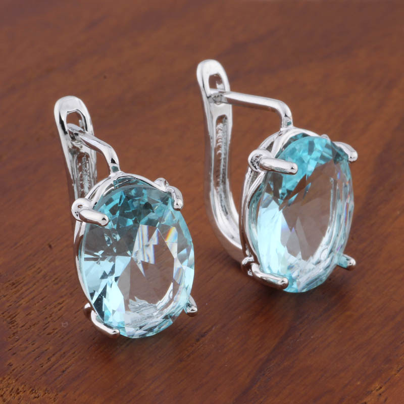 Charming Retro 1014 Oval European & American Ear Clip for a Romantic Look - Image 25