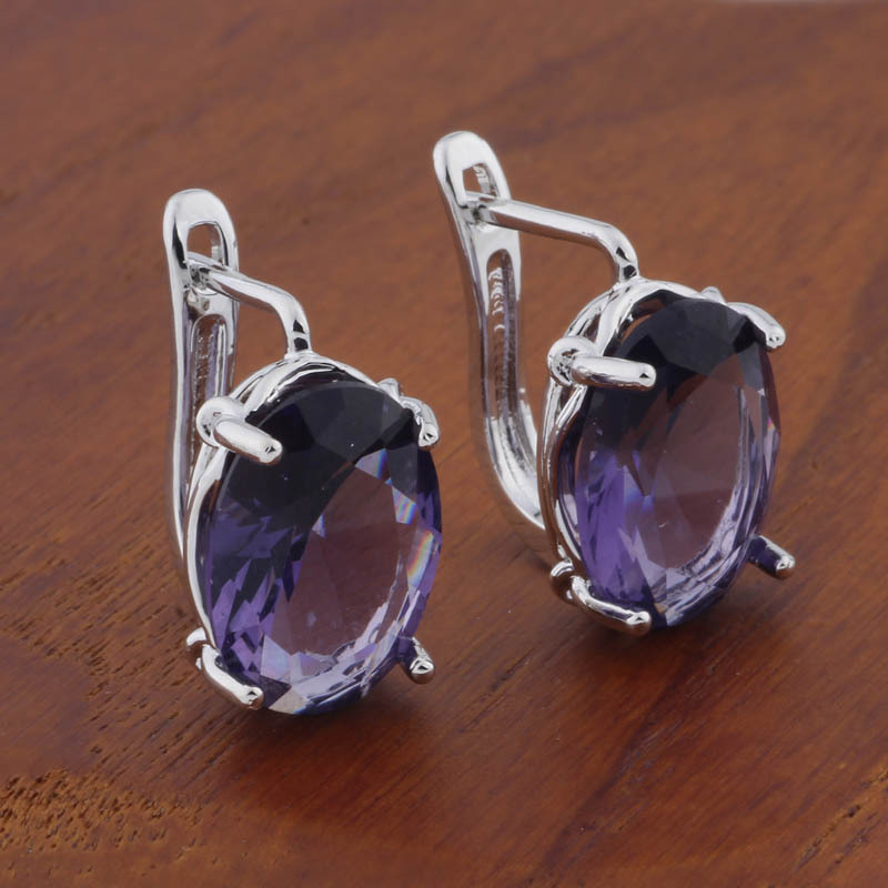 Charming Retro 1014 Oval European & American Ear Clip for a Romantic Look - Image 28