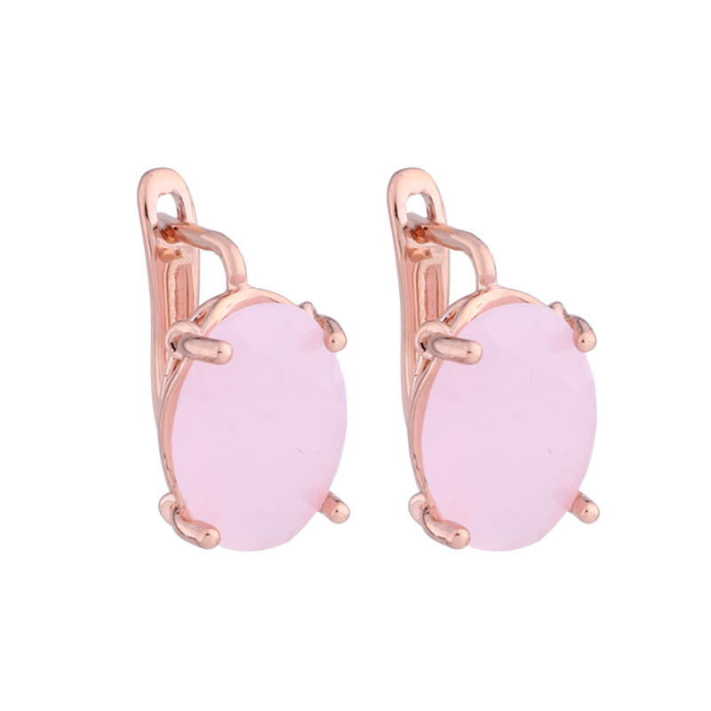 Charming Retro 1014 Oval European & American Ear Clip for a Romantic Look - Image 32