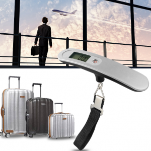 Portable Electronic Baggage Scale 50kg - Compact Travel T Scale for Outdoor Use