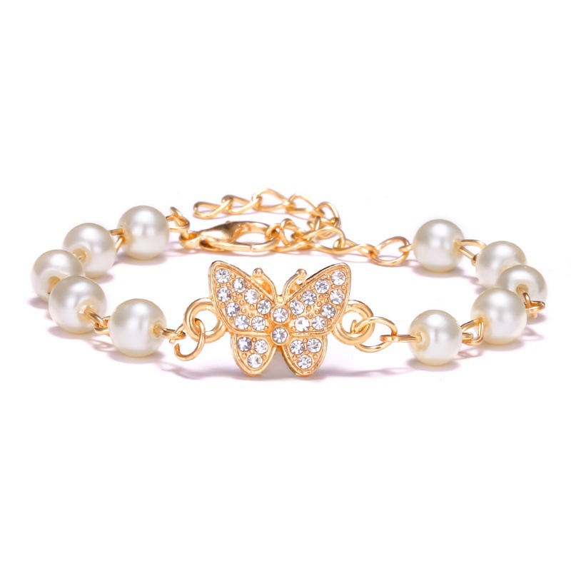 Adjustable Multi-Style Hollow Rhinestone Pearl Bracelet for Every Occasion - Image 2