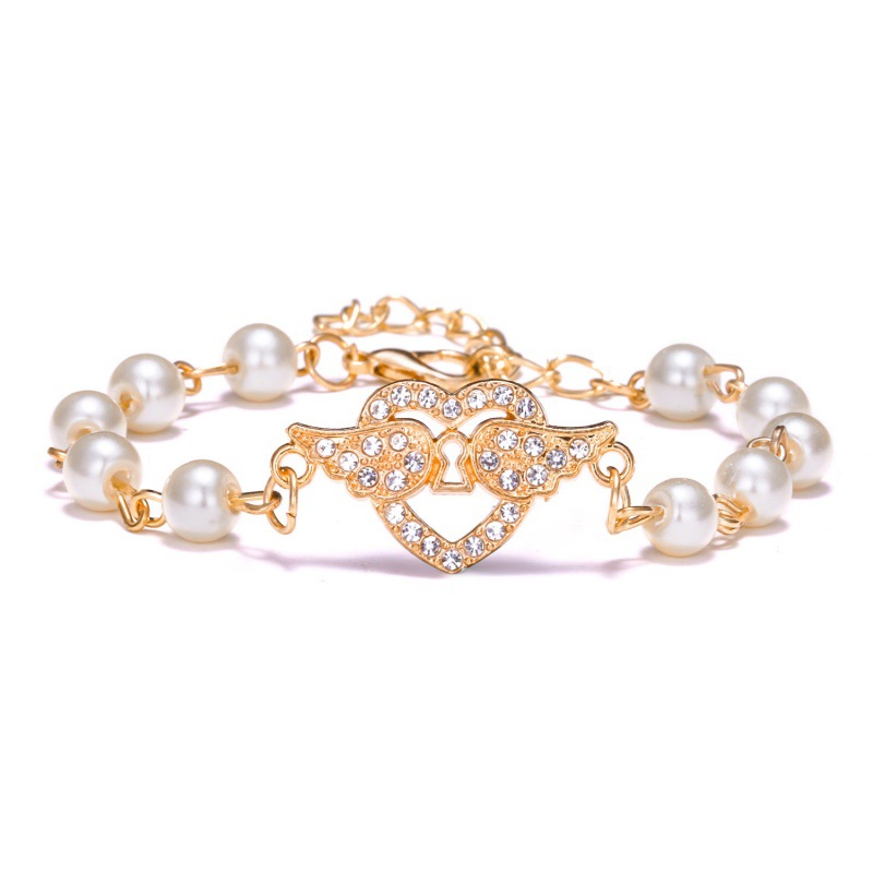 Adjustable Multi-Style Hollow Rhinestone Pearl Bracelet for Every Occasion - Image 3