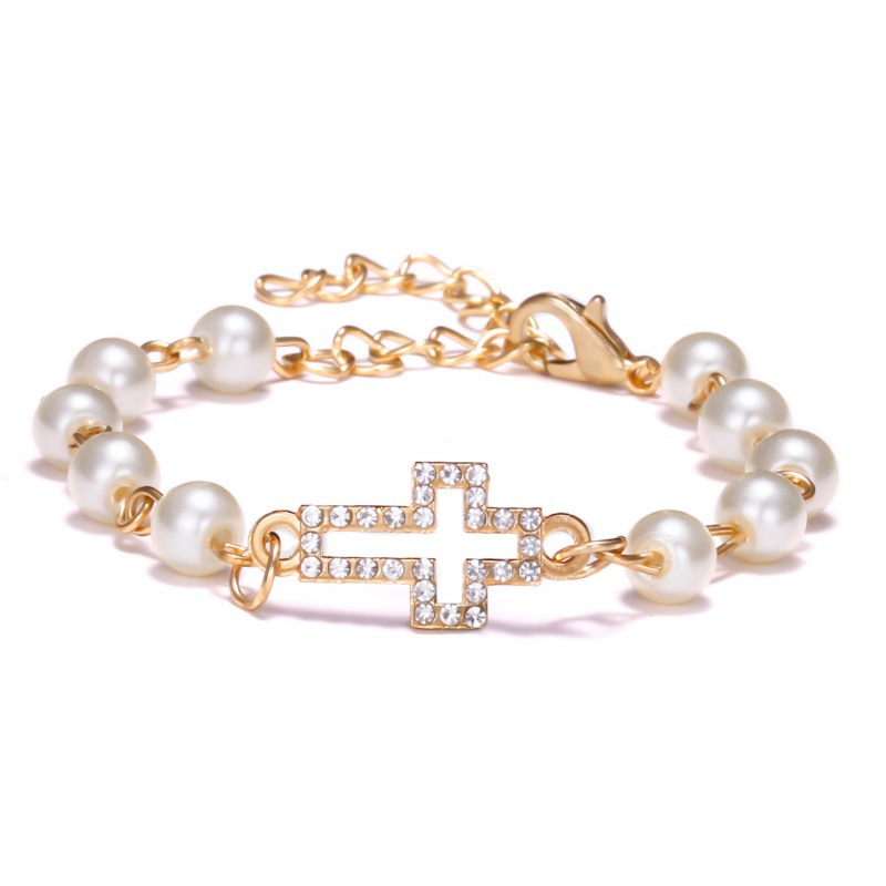 Adjustable Multi-Style Hollow Rhinestone Pearl Bracelet for Every Occasion - Image 45