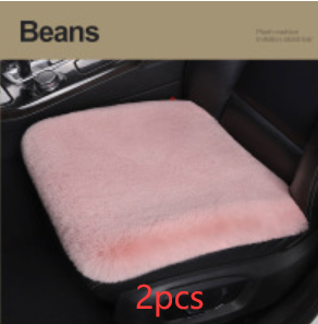 Winter Plush Car Seat Cushion - Single Square Seat Cover for Comfort - Image 19
