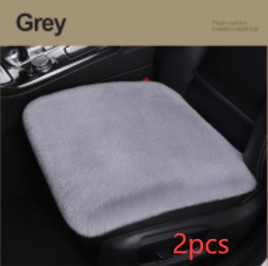 Winter Plush Car Seat Cushion - Single Square Seat Cover for Comfort - Image 20