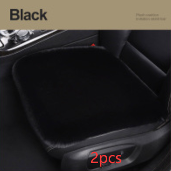 Winter Plush Car Seat Cushion - Single Square Seat Cover for Comfort - Image 21