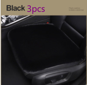 Winter Plush Car Seat Cushion - Single Square Seat Cover for Comfort - Image 37