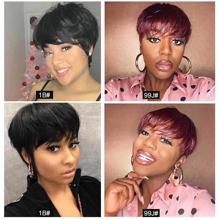 European Beauty Black Fashion Bob Haircut for Stylish Elegance - Image 5