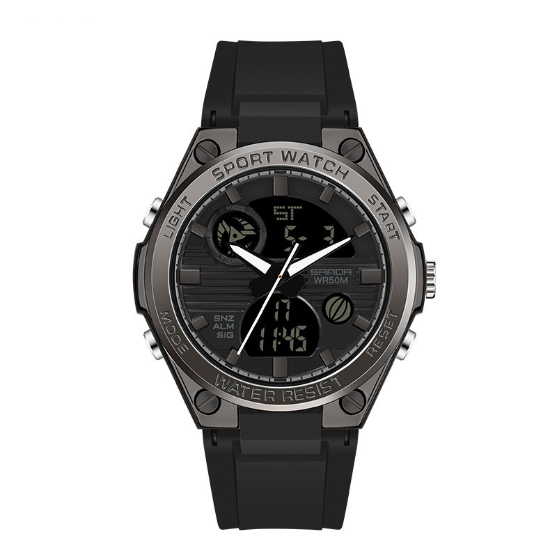 Men's Waterproof Dual Display Luminous Sports Watch for Couples - Stylish & Functional - Image 4