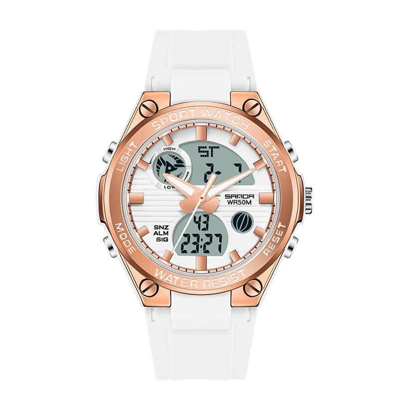 Men's Waterproof Dual Display Luminous Sports Watch for Couples - Stylish & Functional - Image 7
