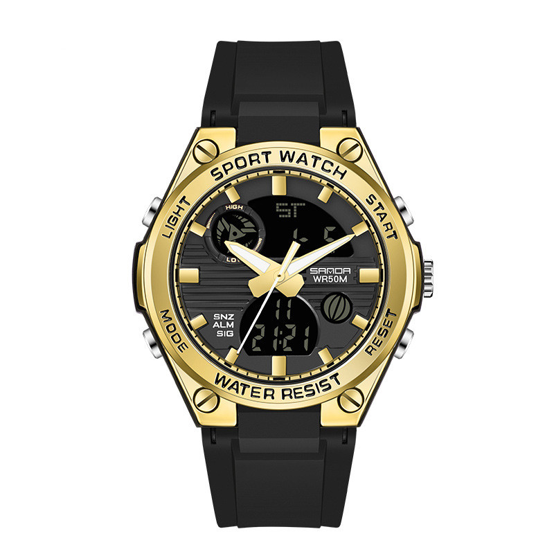 Men's Waterproof Dual Display Luminous Sports Watch for Couples - Stylish & Functional - Image 9