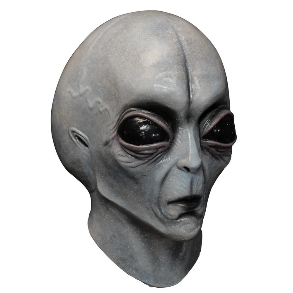 Alien Latex Headgear Mask for Halloween – Spooktacular Costume Accessory - Image 7