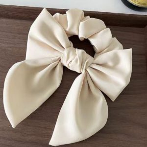 Bow Hair Rope for Women - High Ponytail Large Intestine Hair Ring Accessory