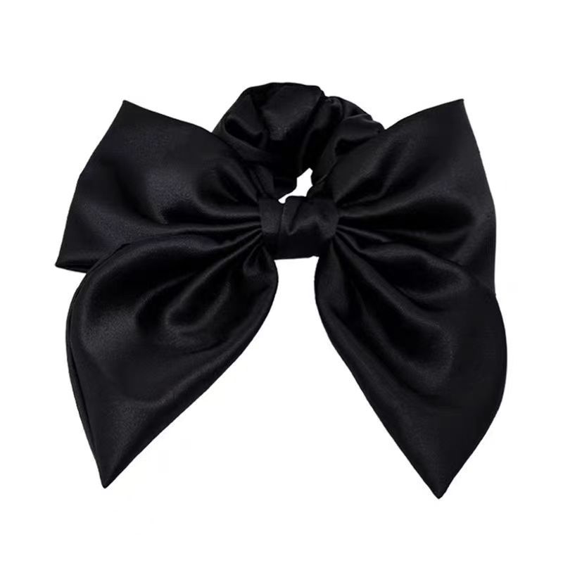 Bow Hair Rope for Women - High Ponytail Large Intestine Hair Ring Accessory - Image 3