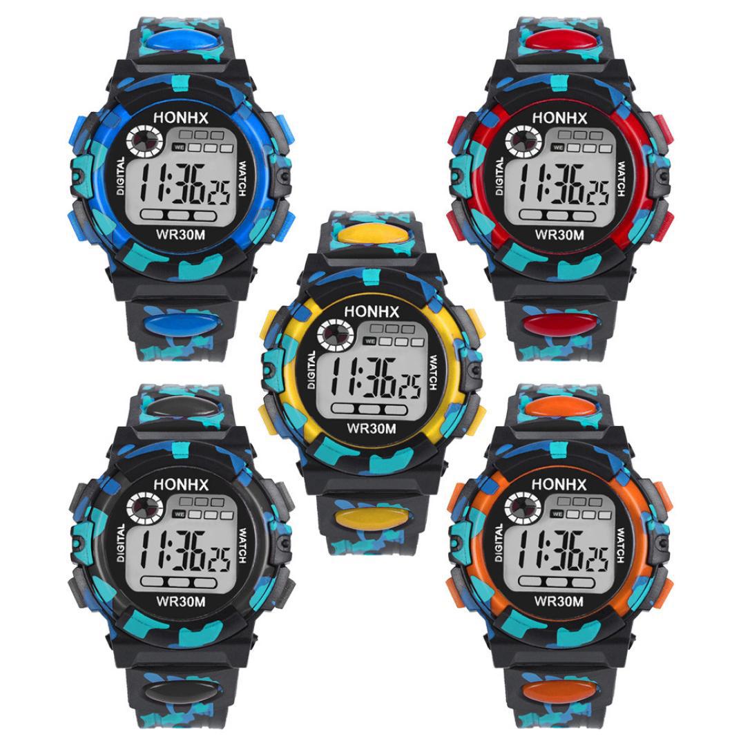 Kids' LED Multifunctional Sports Watch - Durable, Stylish & Fun for Active Play