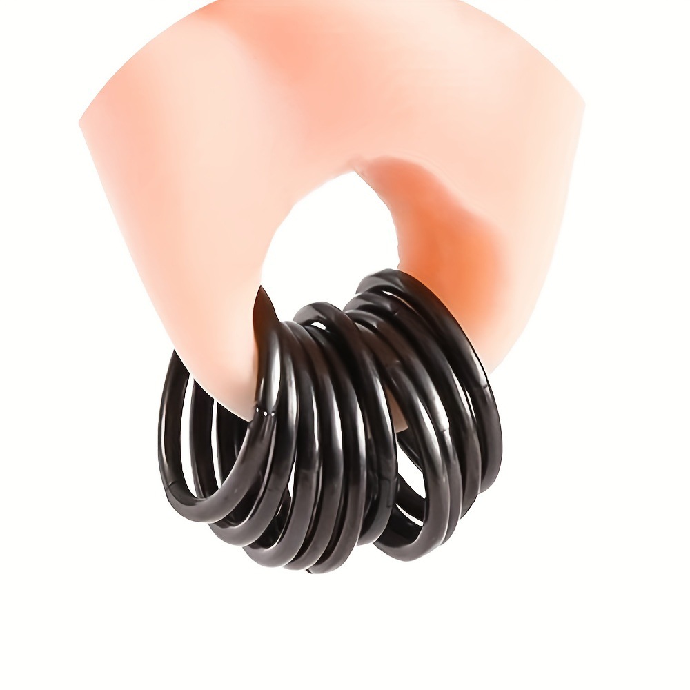 Stylish Stainless Steel Closed Stud Earrings for Effortless Elegance - Image 8