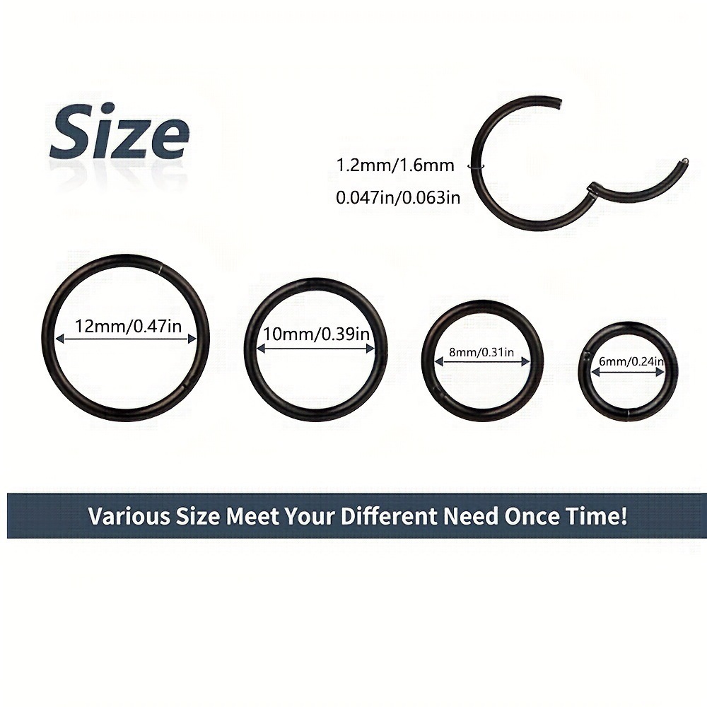 Stylish Stainless Steel Closed Stud Earrings for Effortless Elegance - Image 10