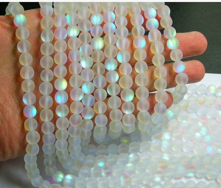Mystic Aura Quartz Loose Gemstone Beads for Jewelry Making - Image 2