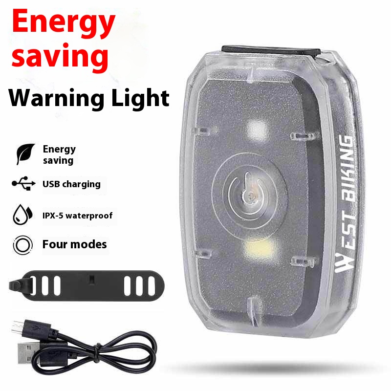 West Rider Bicycle Two-Color Mini Taillight - Night Safety Warning Light - Image 6