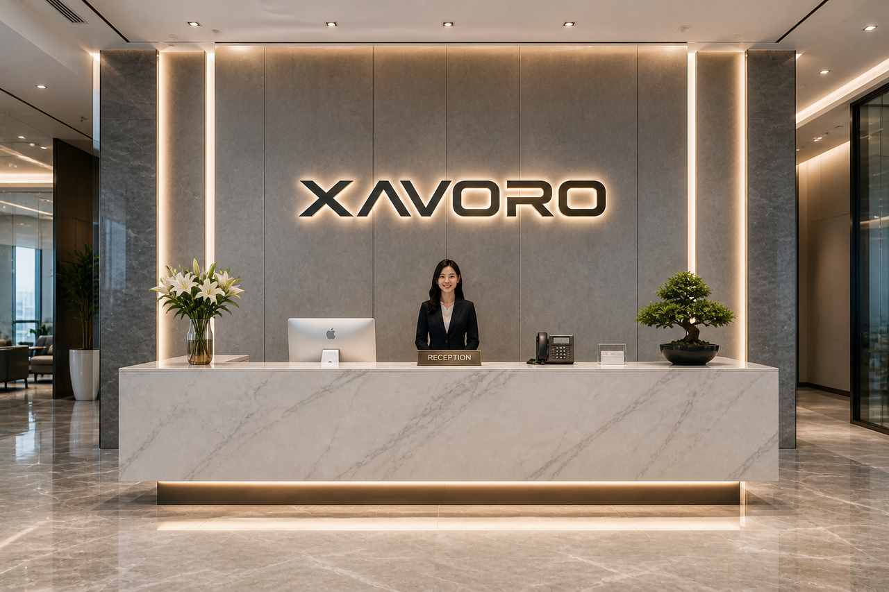 Xavoro office and reception area